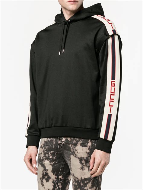 gucci technical jersey hoodie farfecth